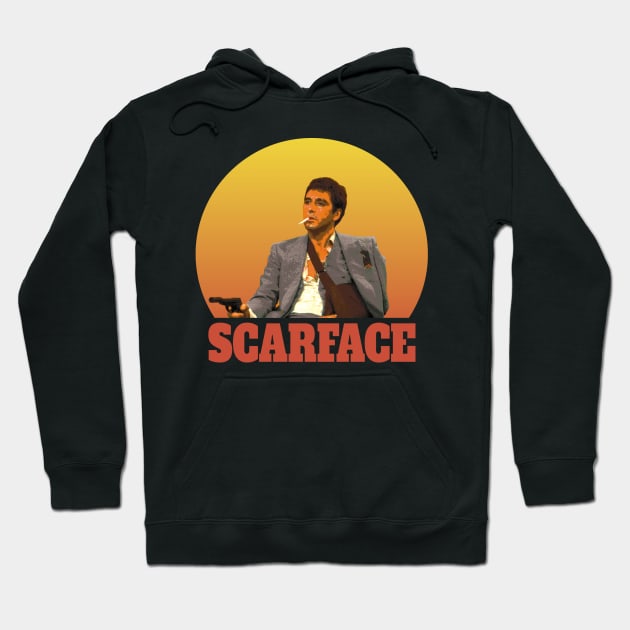Scarface gangster Hoodie by Mollie